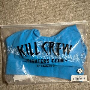 Flame Kill Crew Blue Sports Bra